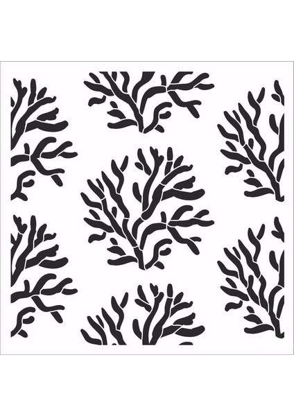 HD122 Home Dekor Stencil 45X45