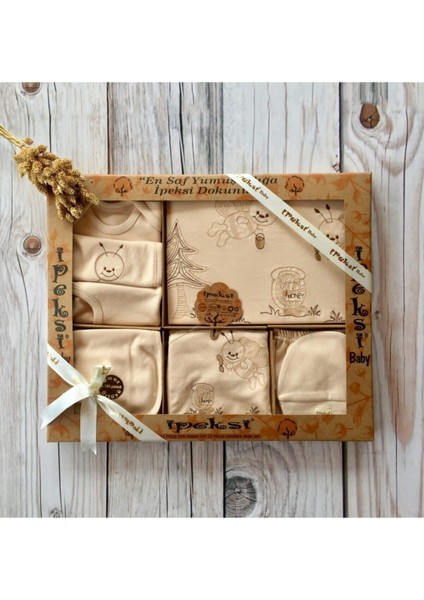 Yeni Doğan Erkek Kız Bebek Zıbın Seti 11'li Organik 0-4 Ay Hastane Çıkış fırsatları