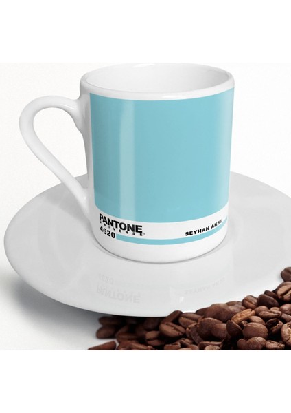 Kişiye Özel Isimli Pantone 4620 Kahve Fincanı