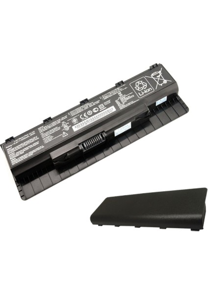 Asus N56L82H Uyumlu Notebook Bataryası - Laptop Pili2 Yıl Elektronik Garantili - Siyah