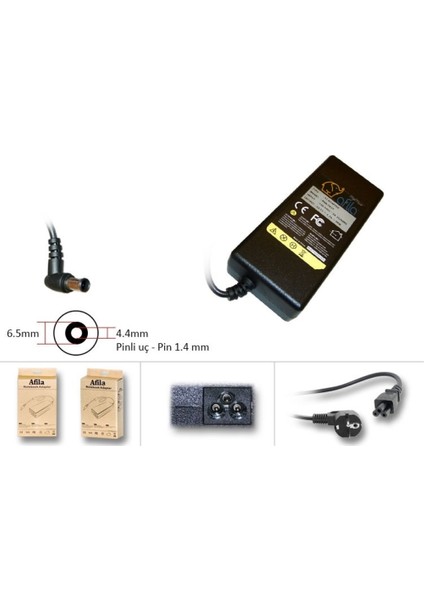 Sony Vaio SVE1513B4E, SVE1513C4E, SVE151G17M Notebook Adaptörü (90W)