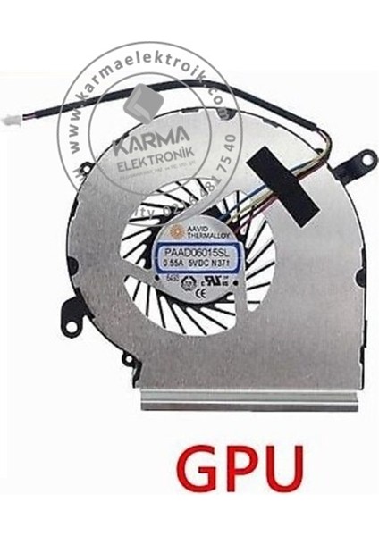 Msı GE72 GE72 Apache GE72 Notebook Fan Ver.2 (Sol) (4 Pin )