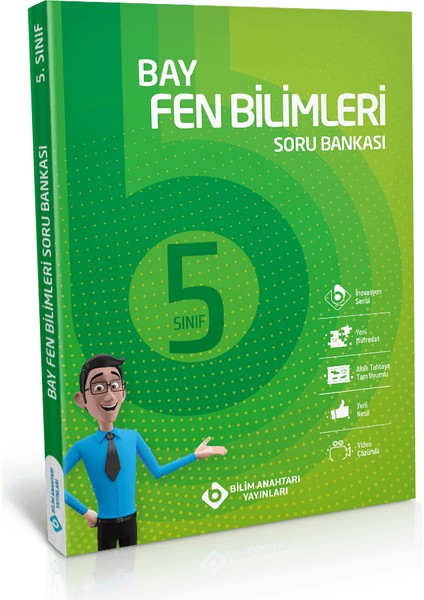 Bilim Anahtarı Yayınları Bay 5. Sınıf Fen Bilimleri Soru Bankası