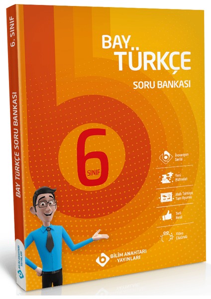 Bilim Anahtarı Yayınları Bay 6. Sınıf Türkçe Soru Bankası