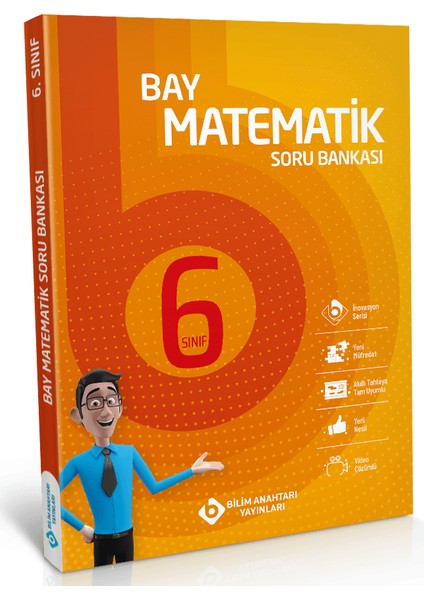 Bilim Anahtarı Yayınları Bay 6. Sınıf Matematik Soru Bankası