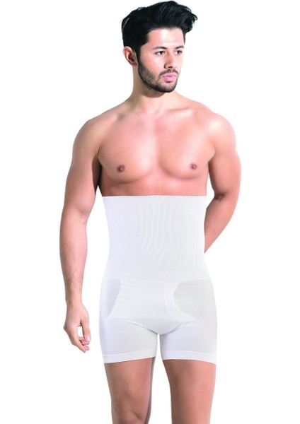 Erkek Toparlayıcı Dikişsiz Yüksek Bel Boxer Korse 6013