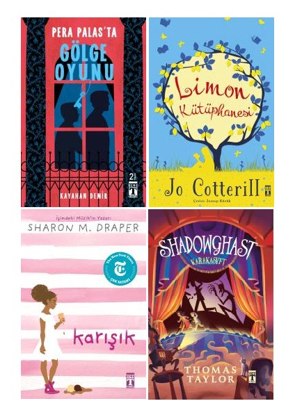 Pera Palas'ta Gölge Oyunu - Limon Kütüphanesi - Karışık – Shadowghast 5-6-7-8. Sınıflar 4 Kitap Set