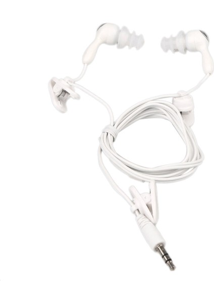 3.5mm Su Geçirmez Kulaklık Kulaklık Stereo Mp3 Radyo Ipod Beyaz Için Yüzme(Yurt Dışından) fiyatları