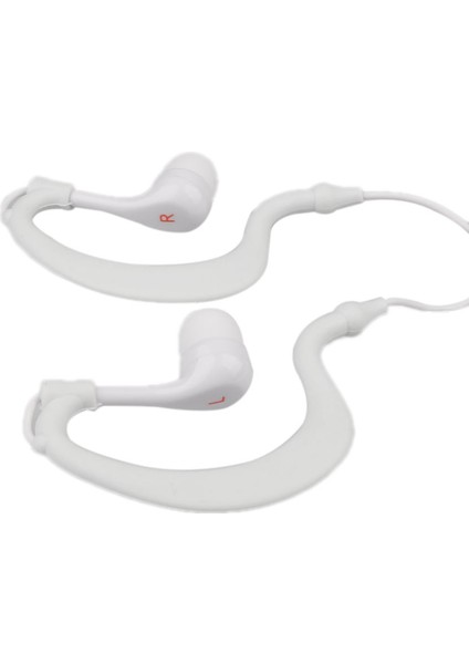 3.5mm Earhook Su Geçirmez Spor / Koşu / Açık Havada Kulaklık Kulaklık Kulak Kulaklık Kulaklık Iphone Samsung Ipod Mp3 Mp4 ve Diğer 3.5mm Jack Cihazları Beyaz(Yurt Dışından) fırsatları