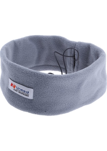 3.5mm Kablolu Kulaklık ve Uyku Göz Maskesi - Gri (Yurt Dışından)
