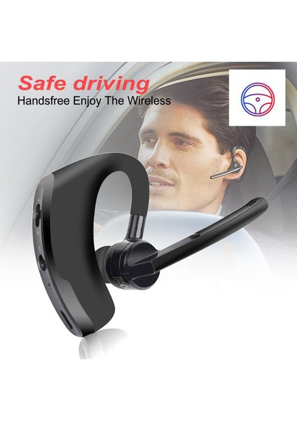 Handsfree Bluetooth Kulaklık V4.0 9 Hrs Hd Talktime Için Cep Telefonu Dizüstü Pc