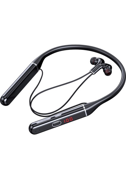 Mıc ile Bluetooth Kulaklık Kablosuz Boyun Bandı Kulaklıklar 100HRS Playtime