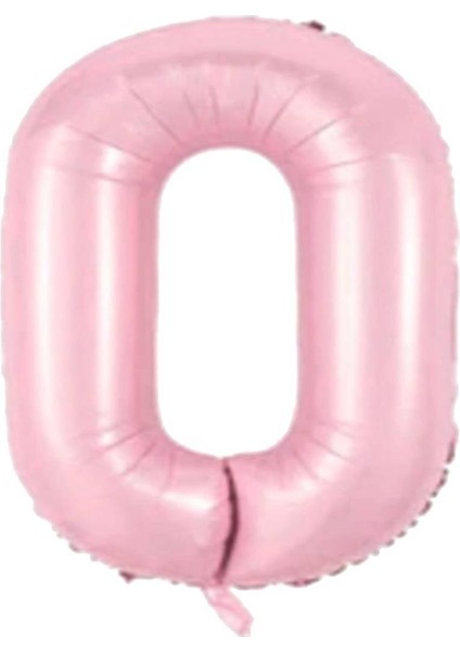 Partipan 0 Rakam Folyo Balon Pembe 76 cm