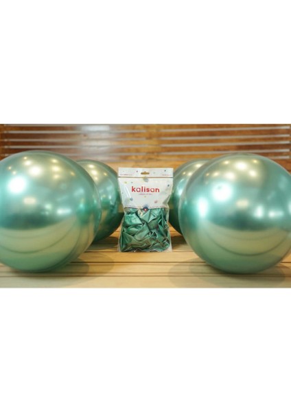 Partipan Yeşil Krom Balon 50 Adet