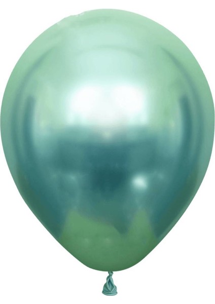 Partipan Yeşil Krom Balon 50 Adet