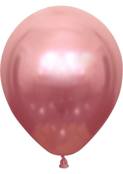 Partipan Pembe Krom Balon 10 Adet