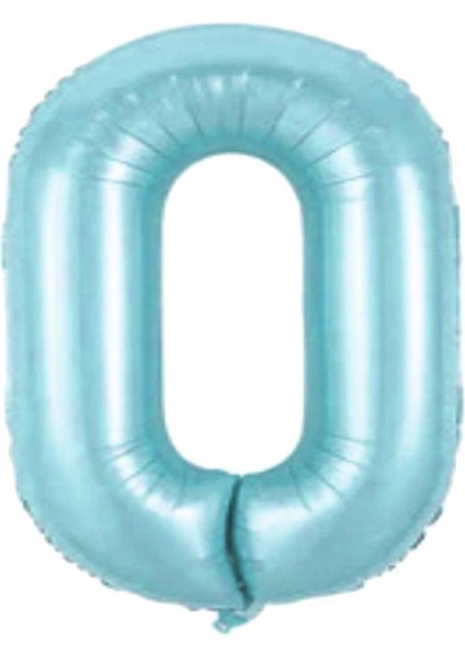 Partipan 0 Rakam Folyo Balon Mavi 76 cm