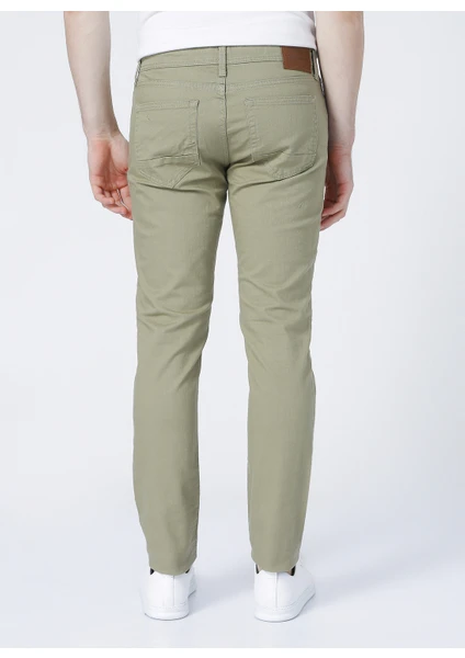 Slim Fit Düz Erkek Chino Pantolon