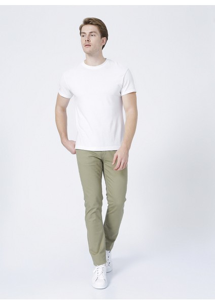 Slim Fit Düz Erkek Chino Pantolon