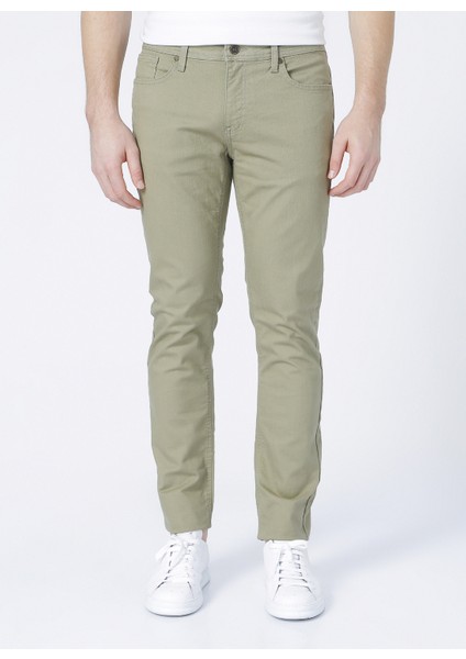 Slim Fit Düz Erkek Chino Pantolon