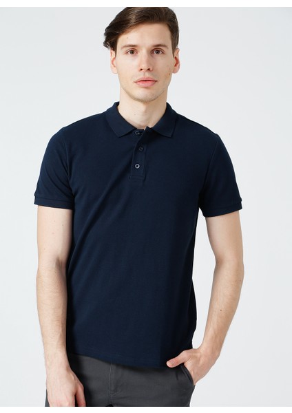 Kısa Kol Basic Düz Erkek Polo T-Shirt