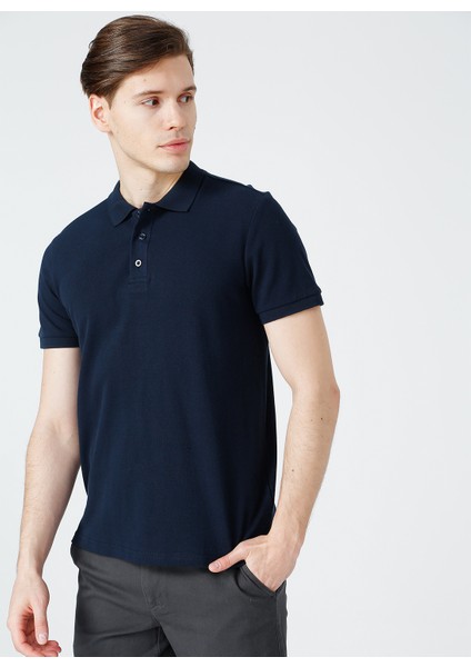 Kısa Kol Basic Düz Erkek Polo T-Shirt