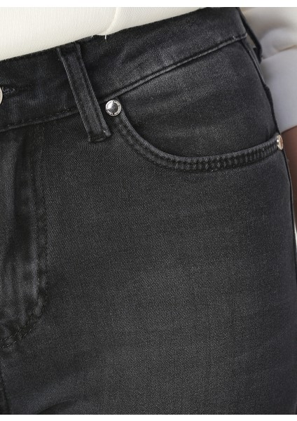 Cepli Skinny Fit Normal Bel KadınDenim Pantolon