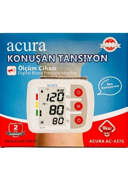 AC-437S Konuşan Bilekten Tansiyon Ölçer