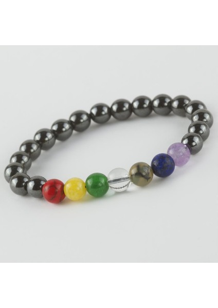 7'li Doğaltaş Çakra Bileklik