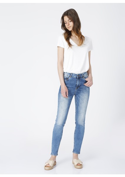 DP301SK Yüksek Bel Skinny Kadın Denim Pantolon