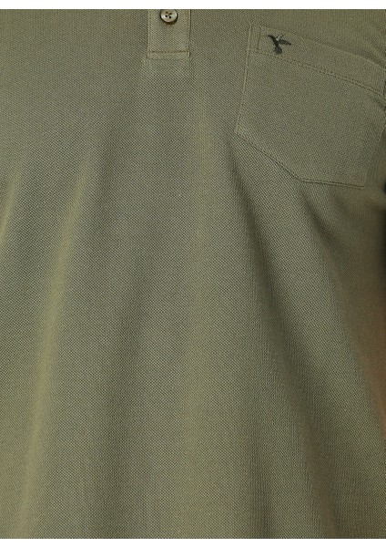 Haki Erkek Cepli Polo T-Shirt fırsatları
