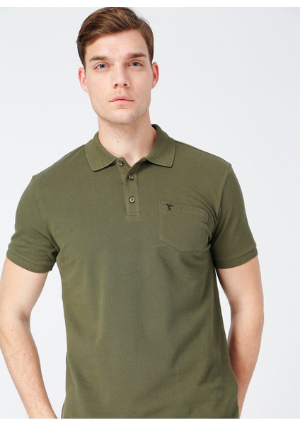 Haki Erkek Cepli Polo T-Shirt indirimleri