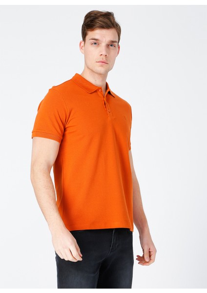 Kiremit Erkek Polo T-Shirt