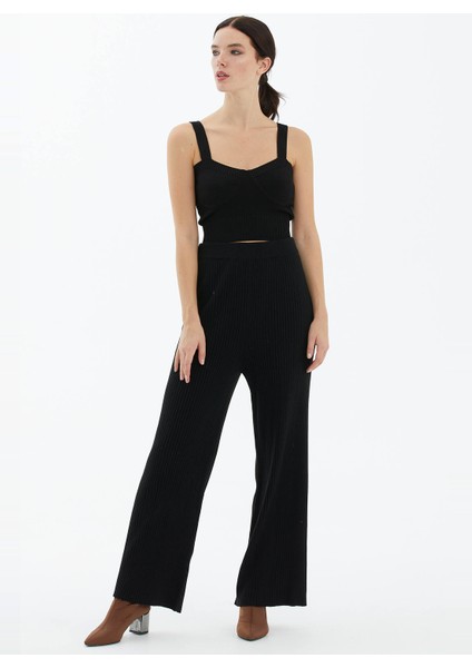 Yarım Boğazlı Basic Triko Vizonkadın Pantolon fiyatları