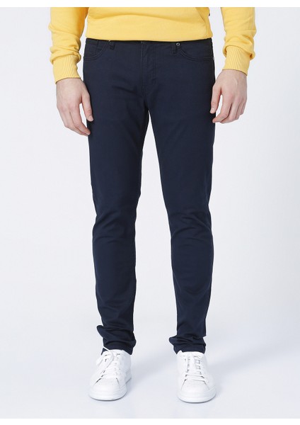 Slim Fit Düz Erkek Chino Pantolon