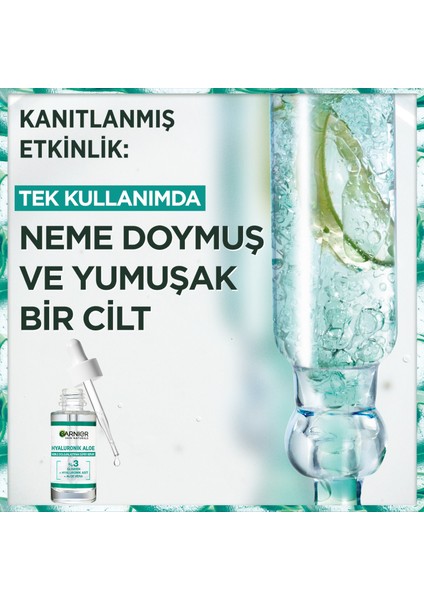 Hyaluronik Aloe Nemlendirici Ve Dolgunlaştırıcı Süper Serum 30Ml