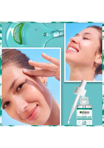 Hyaluronik Aloe Nemlendirici Ve Dolgunlaştırıcı Süper Serum 30Ml