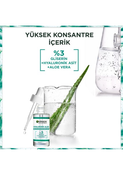 Hyaluronik Aloe Nemlendirici Ve Dolgunlaştırıcı Süper Serum 30Ml