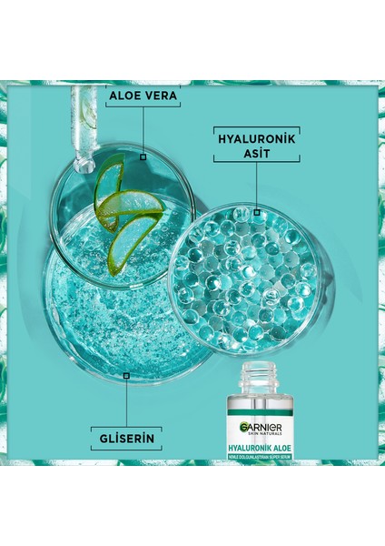 Hyaluronik Aloe Nemlendirici Ve Dolgunlaştırıcı Süper Serum 30Ml