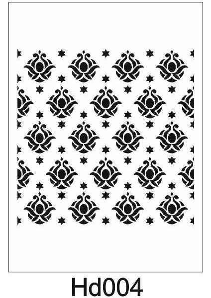 Duvar Dekor Stencil Şablon 40 x 40 cm HD-004