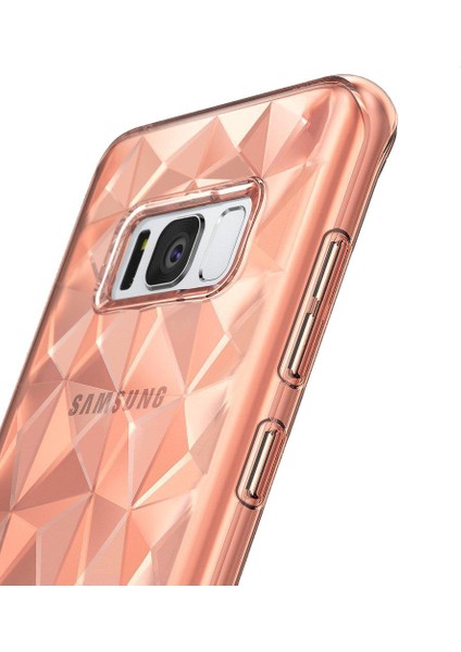 Air Prism 3D Elmas Yansıması Galaxy S8 Plus Kılıf Rose Gold fiyatları