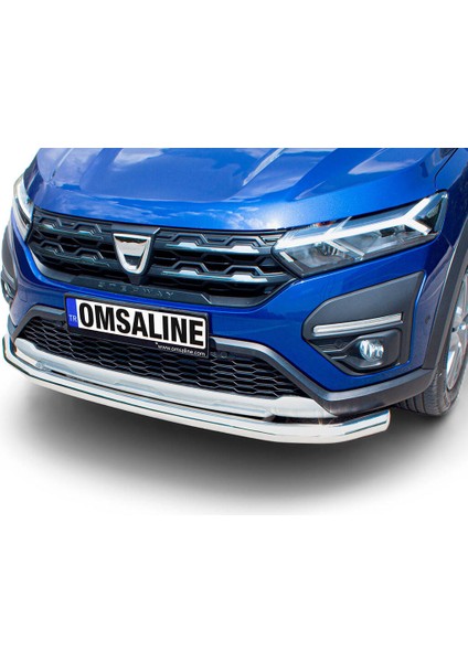Dacia Sandero 3 Stepway Texas Ön Koruma Çap:60 Krom 2020 ve Sonrası