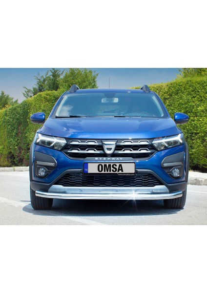 Dacia Sandero 3 Stepway Texas Ön Koruma Çap:60 Krom 2020 ve Sonrası