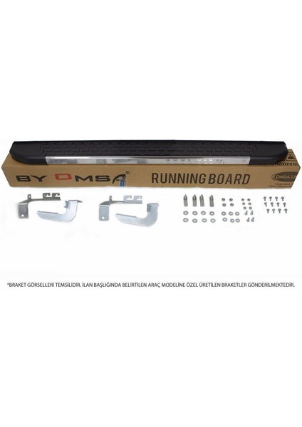 Renault Kangoo 2 Nevada Yan Basamak Krom Uzun Şase 2008 ve Sonrası modelleri