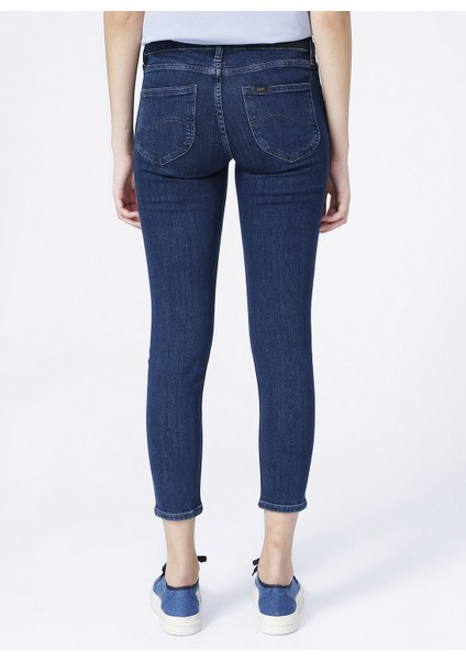 Kadın Koyu Mavi Scarlett Skinny Fit Denim Esnek Jean Kot Pantolon modelleri