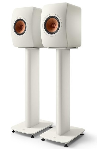 S2 Yer Standı (Kef LS50 Wireless Iı ve LS50 Meta Için) Çift Mineral Beyaz