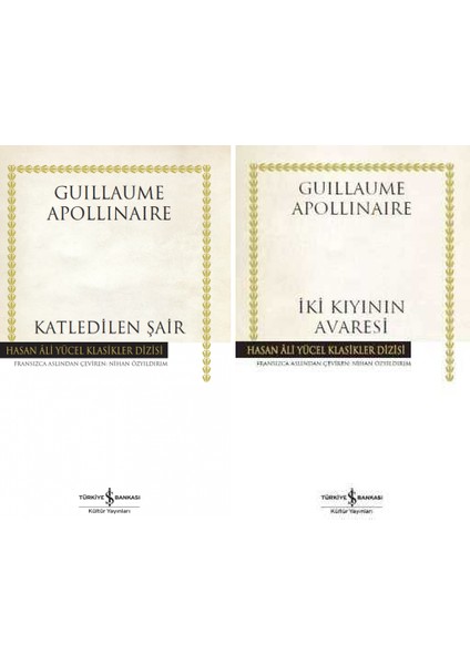 Katledilen Şair - Iki Kıyının Avaresi - Guillaume Apollinaire - 2 Kitap Set