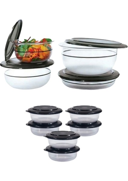 Kristalin Set 10 Lu Siyah Kapak