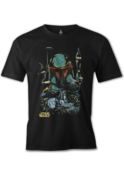 T-Shirt Star Wars - Gun Siyah Erkek Tshirt