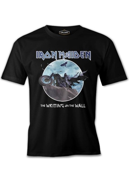 T-Shirt Iron Maiden - Writing On The Wall Siyah Erkek Tshirt